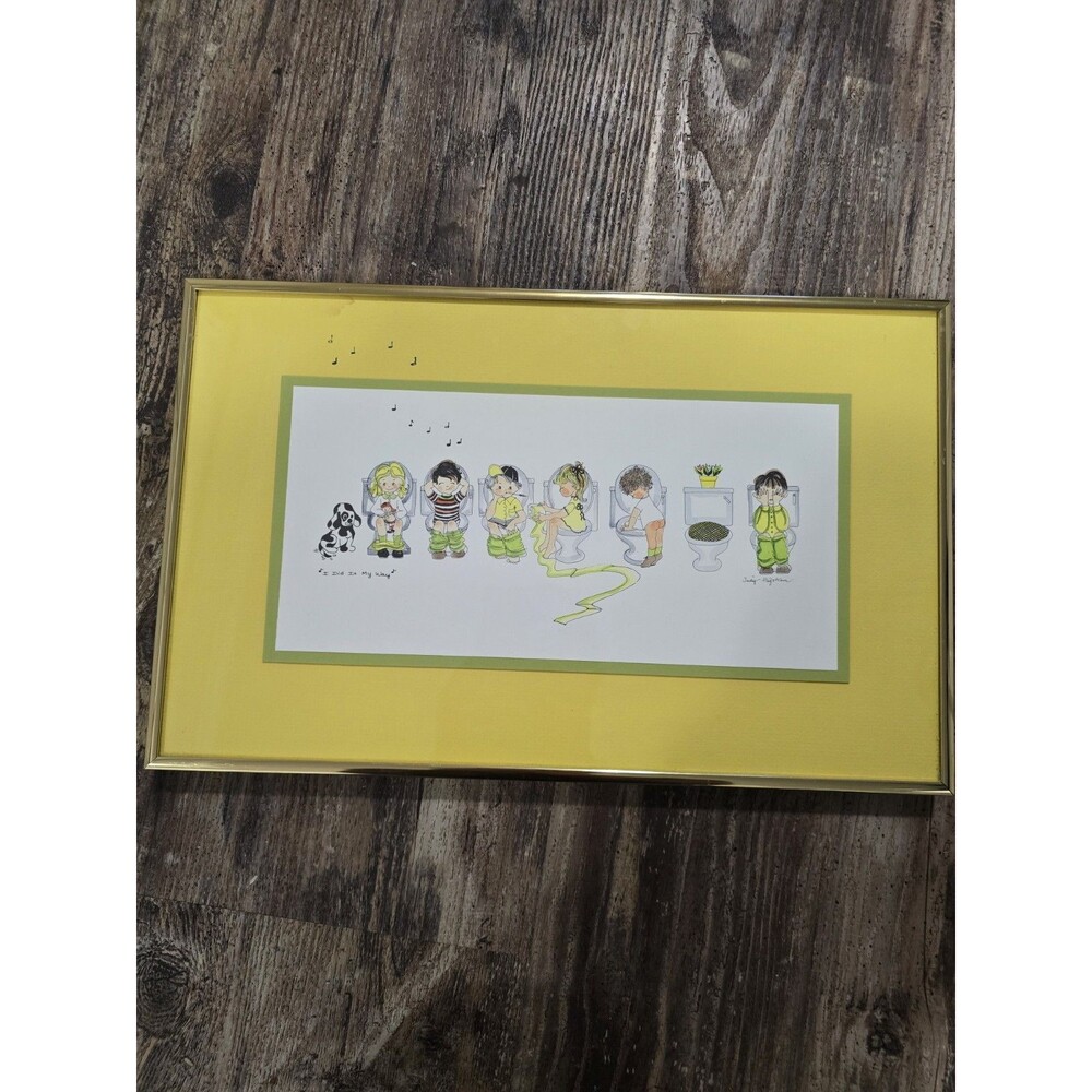 signed print by artist Judy Hagstrom, titled "I Did It My Way".